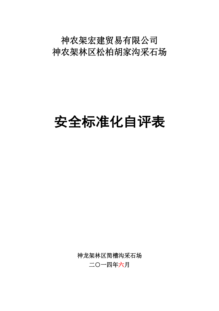 安全标准化自评打分表_第1页