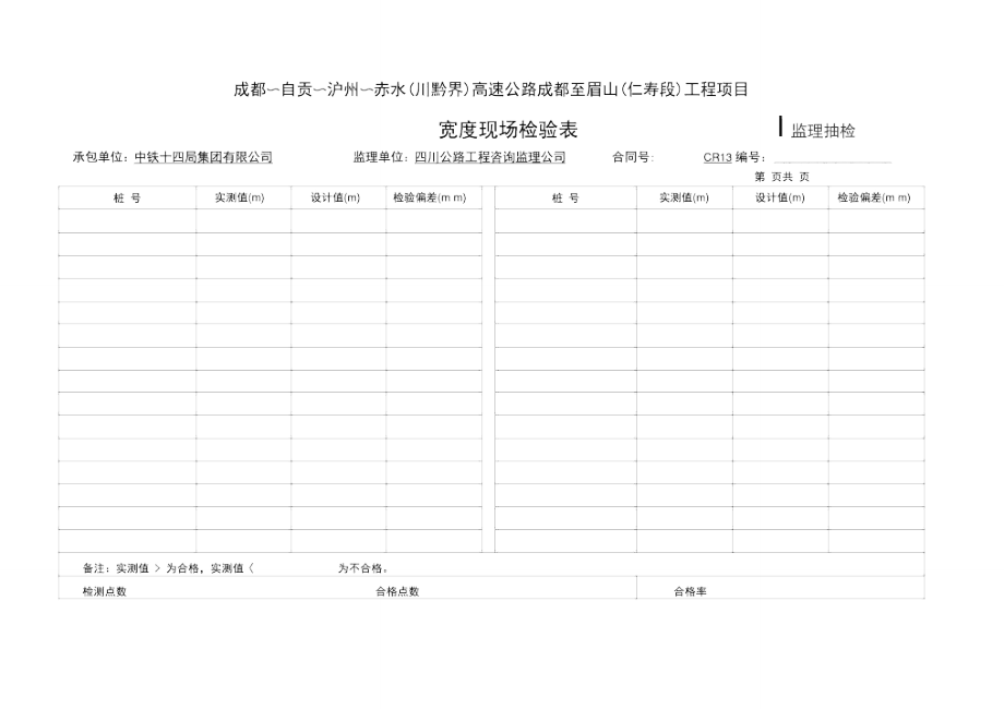 宽度现场检验表1_第1页