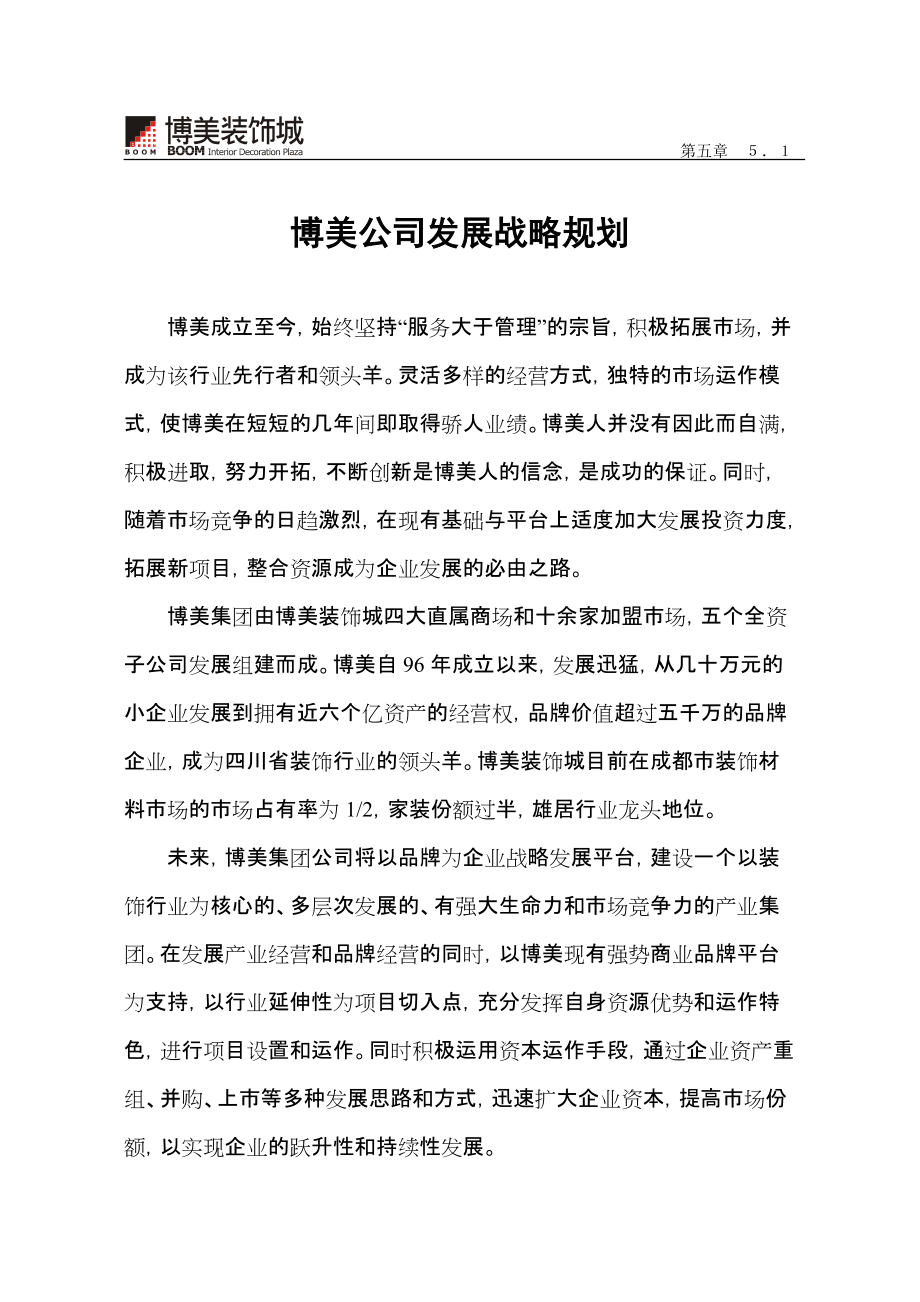 博美公司发展战略规划_第1页