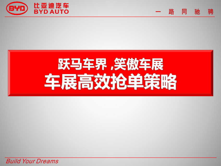 比亚迪汽车车展高效抢单策略_第1页