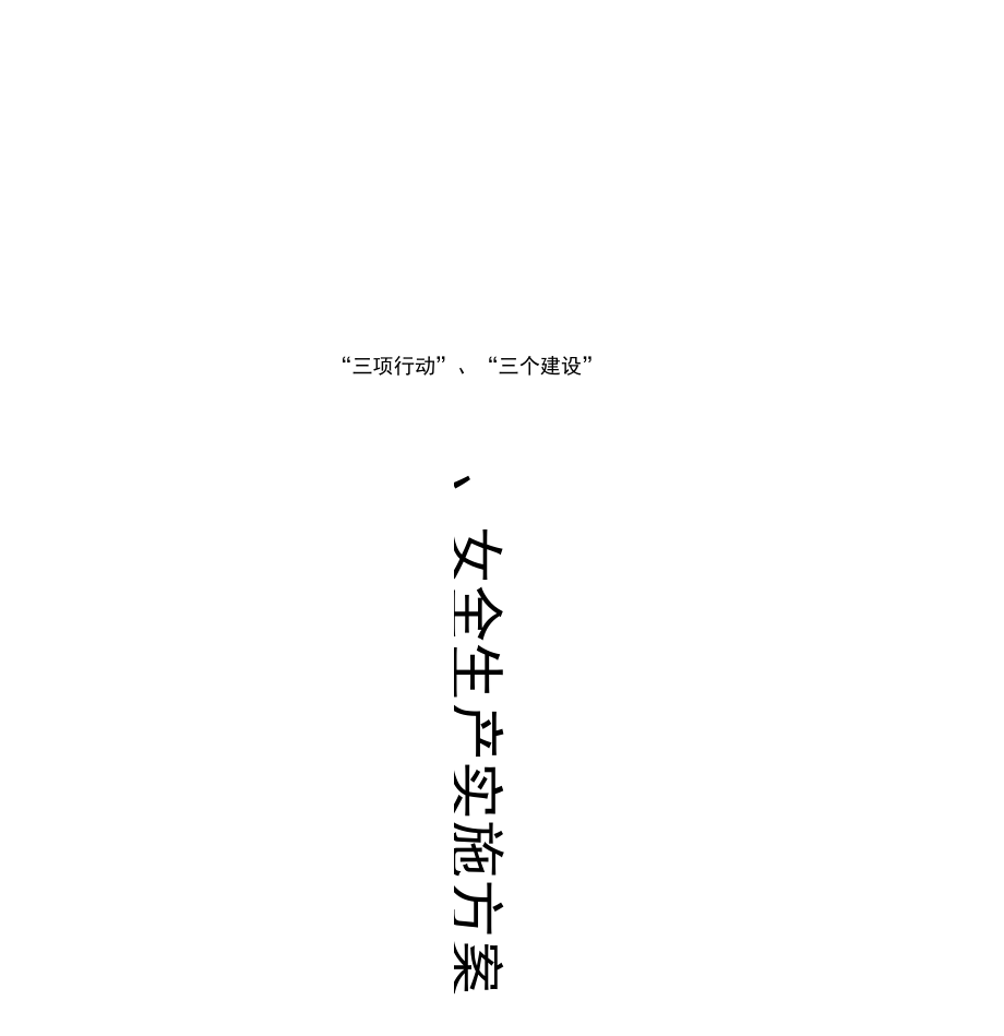 “三项行动、三项建设”实施方案大纲_第1页