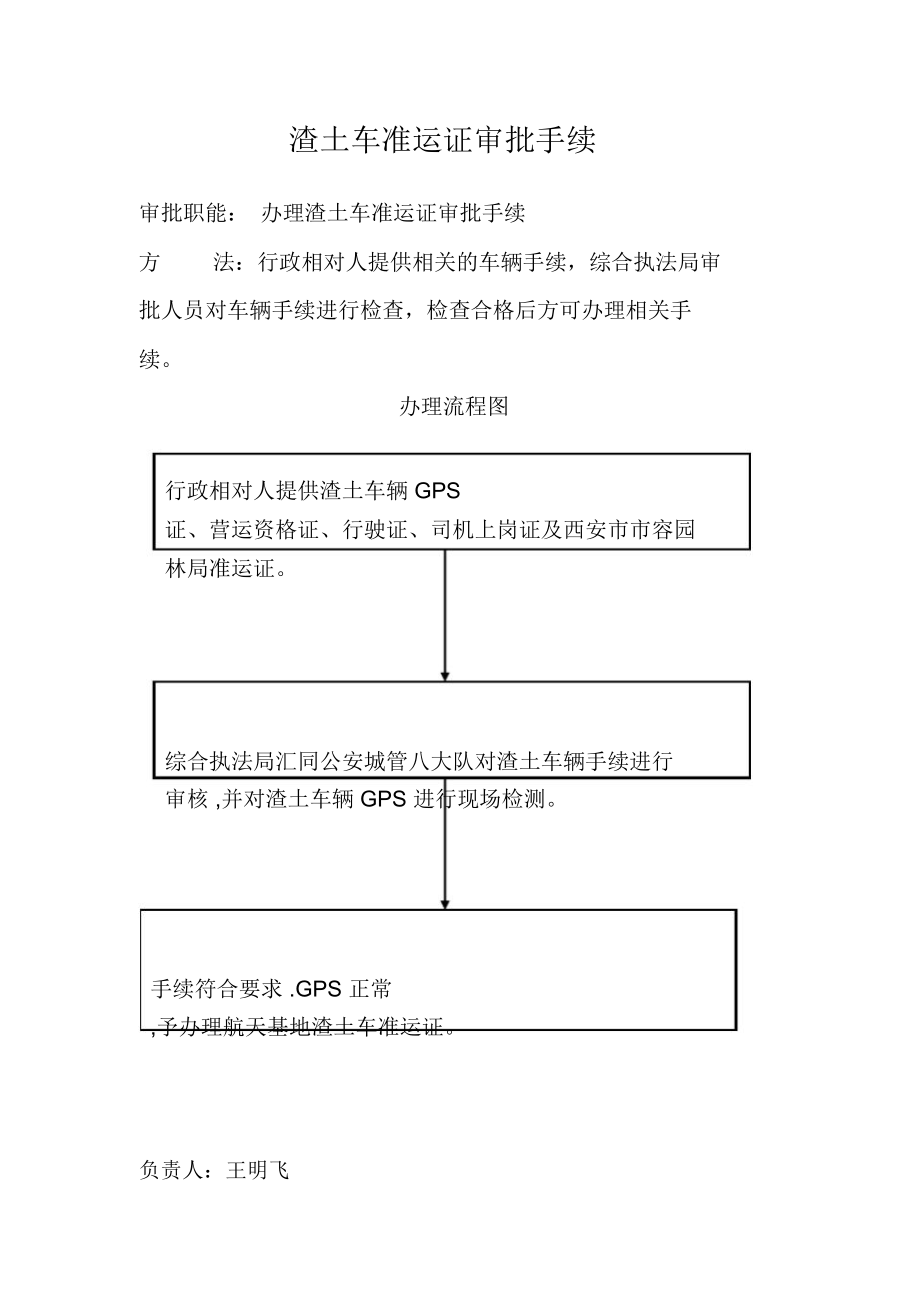 渣土车准运证审批手续_第1页