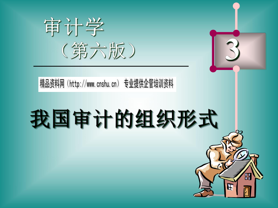 审计学之我国审计的组织形式_第1页