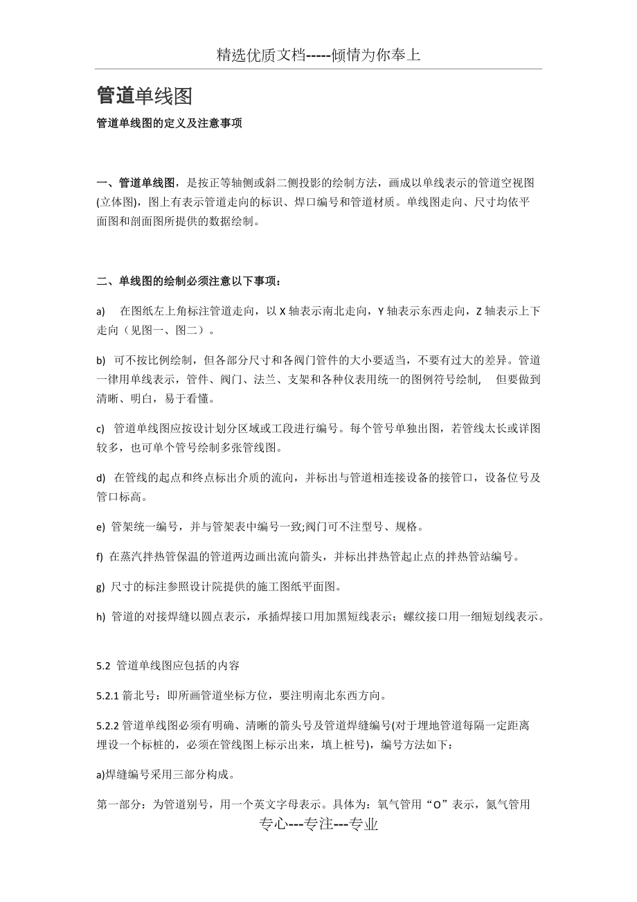 管道单线图识读_第1页