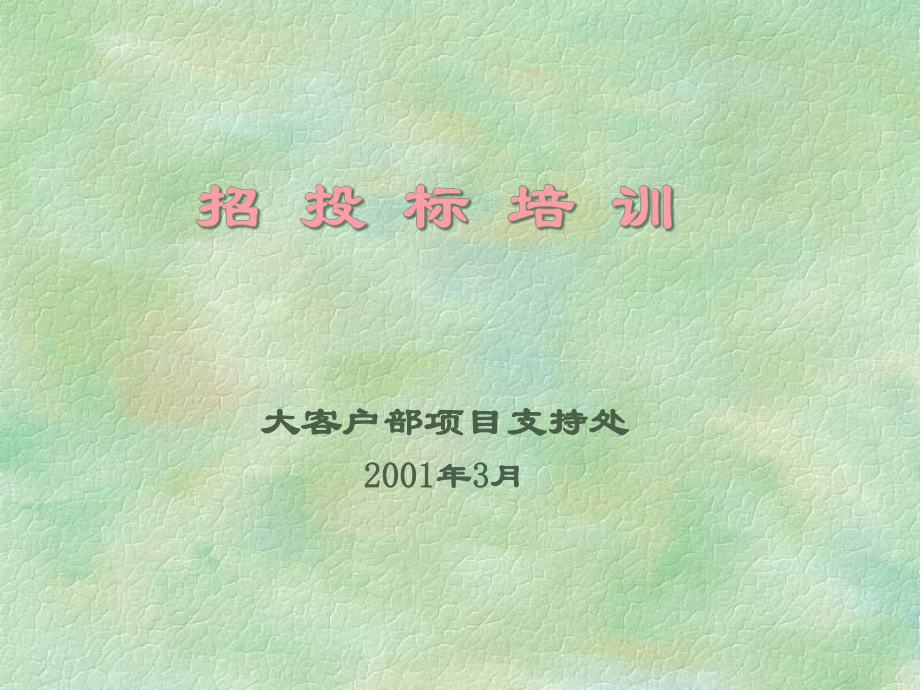 方正电脑招投标培训--micky1225_第1页