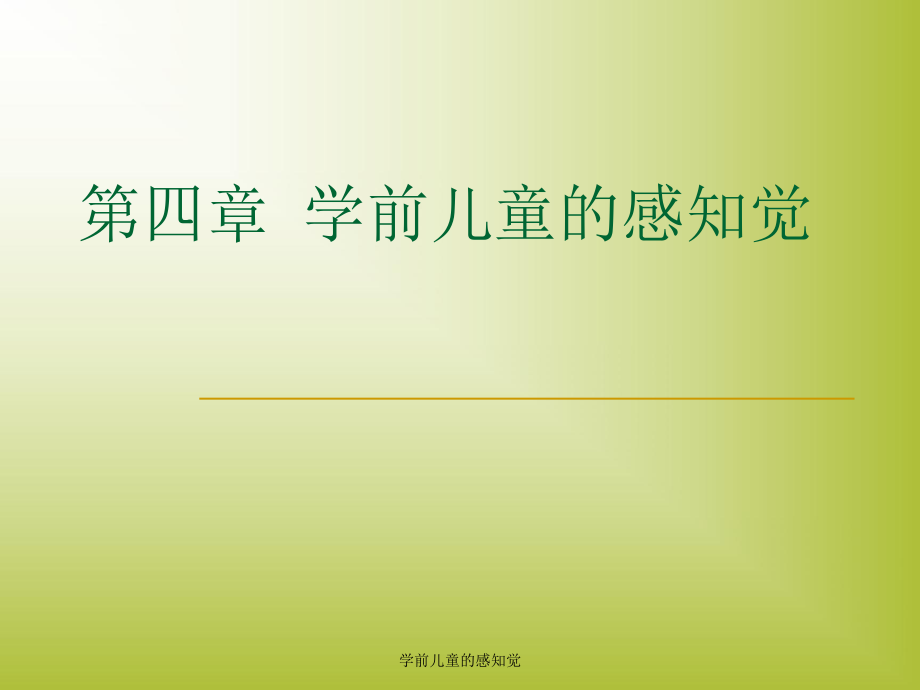 学前儿童的感知觉_第1页
