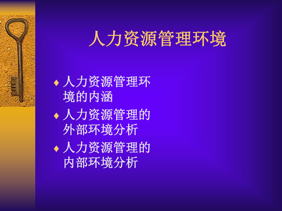 人力资源管理环境_第1页